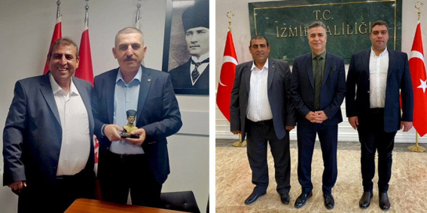 Çeşme Romanlar Derneği Başkanı Hüner'den İzmir'de nezaket ziyaretleri