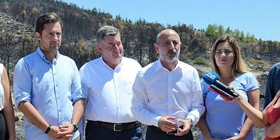 CHP’li Öztunç yangın alanından hükümeti uyardı: 