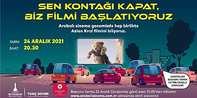 İzmir’de arabalı sinema keyfi